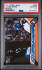 #/5 PSA 10 LeBron James Mookie Betts 2023 Topps Now #736 Orange Parallel SSP