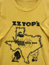 Vintage 90s ZZ Top's Worldwide Texas All size Gift xmas Shirt