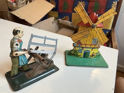 Wilhem Krauss Made in Germany U.S. Zone, Windmühle + Schreiner Antriebsmodell