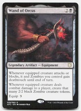 Wand of Orcus - NM - AFC Commander: AFR Forgotten Realms # 28 - MTG Magic