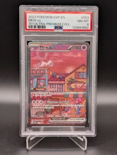 Pokemon TCG 2023 Pokemon SVP En Mew ex 151 Ultra-Premium Coll #053 PSA 8