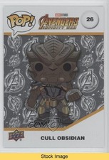 2023 Upper Deck Funko Pop Marvel Infinity Saga Patina Cull Obsidian READ 0il7