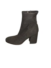 Marc Fisher Grazi 2 Ankle Boots 8.5 Black Sparkle Evening