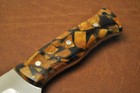 Handmade Custome Stainless Steel J2 knife Beautiful Resin Handle With Cover 169 — photo 3