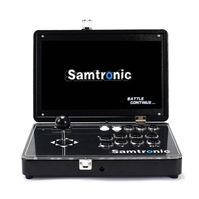 Samtronic Portable 14-inch Deluxe Arcade Machine with Built-in 5018Games(Black)