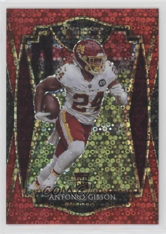 2020 Panini Select Premier Level Red Disco Prizm 39/49 Antonio Gibson #172 0mb9