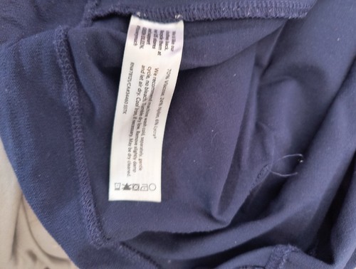 Eileen Fisher Pants Women's Medium Blue Pull On Lightweight Skinny Straight - Picture 6 of 6
