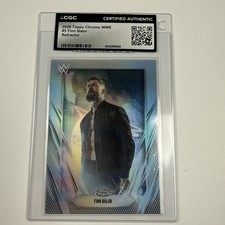 2026 Topps Chrome WWE Finn Balor Refractor #5 CGC Certified