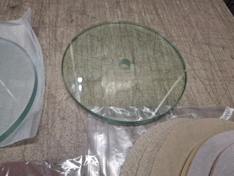 Work Sharp (2) Tempered Glass Wheel WS3000 Tool Sharpener Abrasive Kit Lot Set - Image 2 of 4