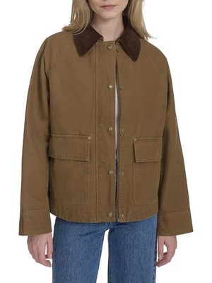 Levi's Women's Shorty Barn Canvas Jacket Tan, Size  XL