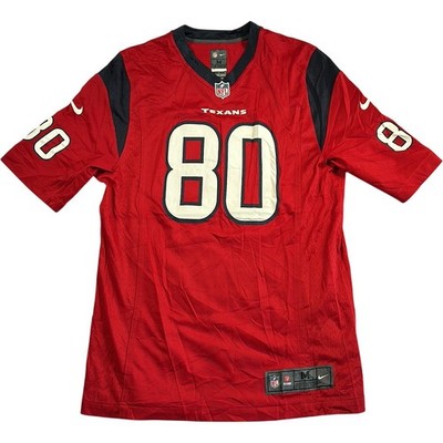 Nike Houston Texans NFL Trikot Herren Medium A. Johnson #80 rot Football Shirt