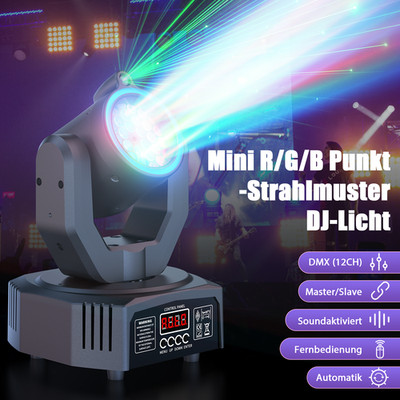 3IN1 RGB Laser Moving Head Strahlmuster Strahl Bühnenlicht DMX Disco Party Show