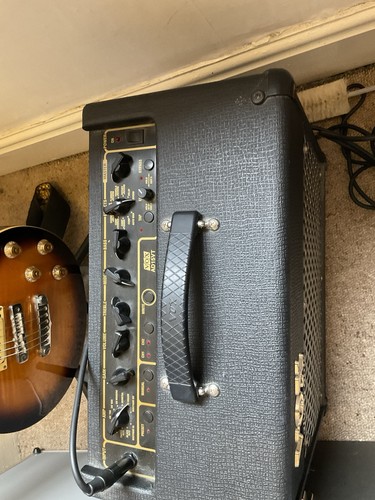 Aria Electric guitar  in good condition. Also Vox AD15VT speaker and leads. - Picture 4 of 4