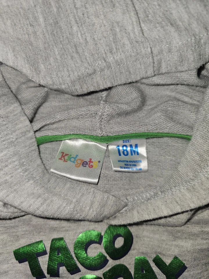 Sudadera con capucha Taco Tuesday 18 meses Foto 2 de 4