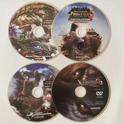 Monster Hunter Frontier Premium Package Install Disc 4 Set MHF Capcom Japan