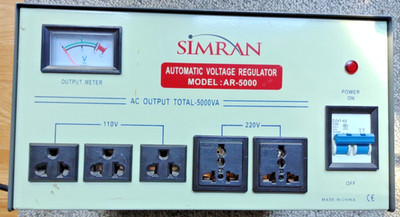 Simram AR-5000 Automatic Voltage Regulator  Working Properly