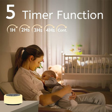Soother Sleep Sound Machine Night Light White Noise Machine with 30 Soothing ...