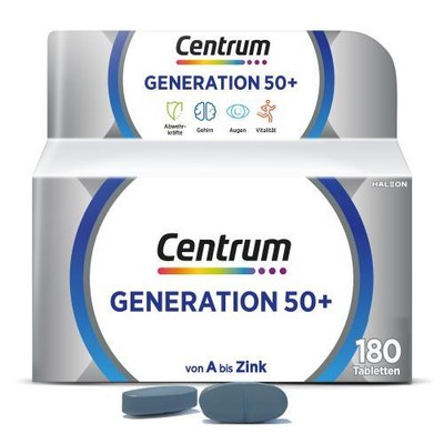 2x CENTRUM Generation 50+ Tabletten 180 ST