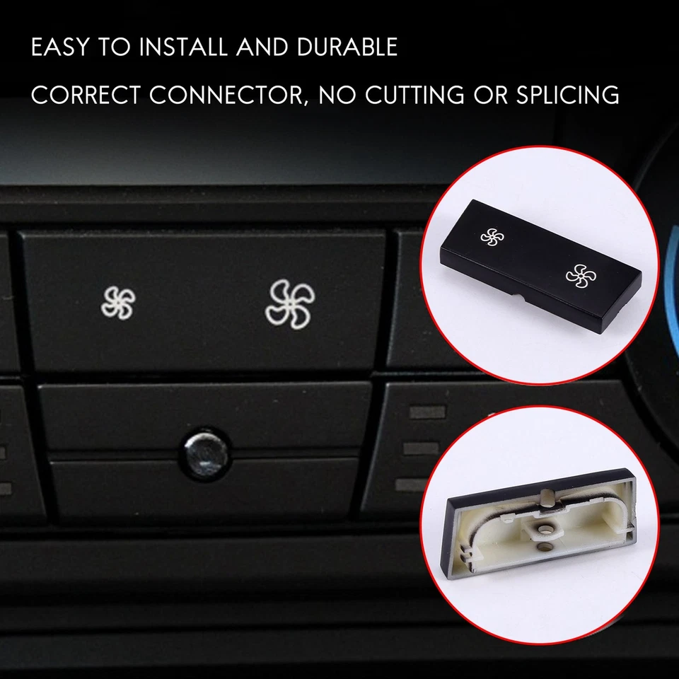 Air Conditioner Control Panel Repair Fan Button  for  E90 F25 X1 X3 E84 U4W3 - Image 3 of 4
