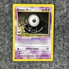 Vintage Pokemon TCG Neo Discovery Unown U 51/75 Trading Card LP on eBay