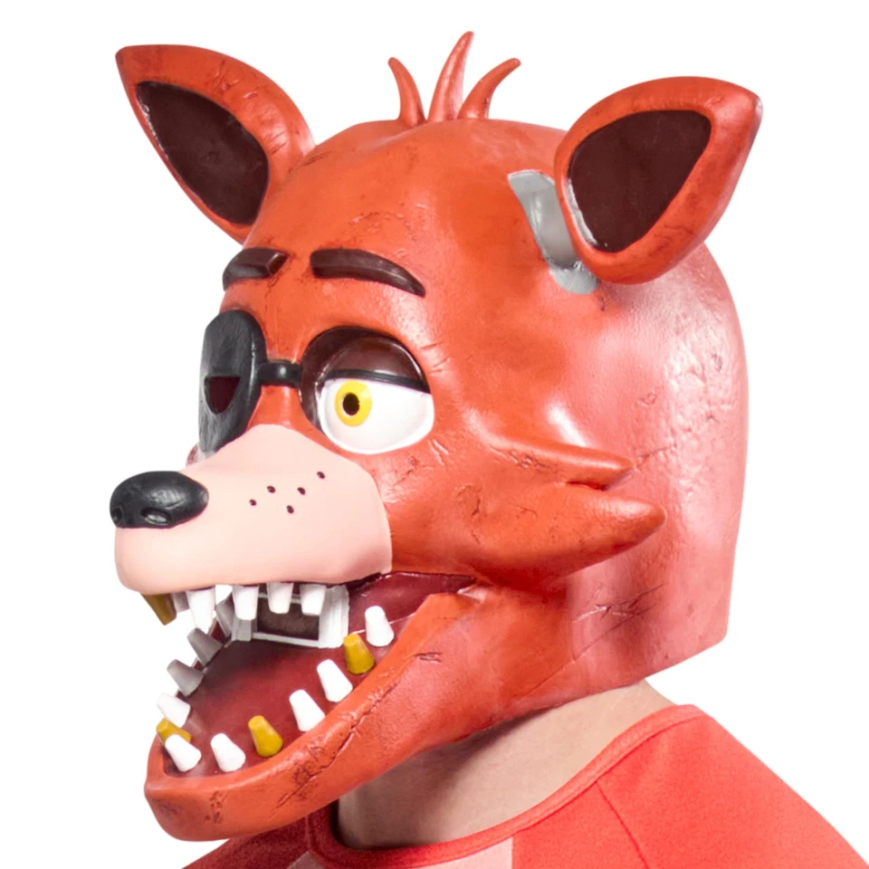 Máscara de disfraz de látex de lujo Five Nights At Freddy's para adultos, Foxy, talla única Foto 3 de 4