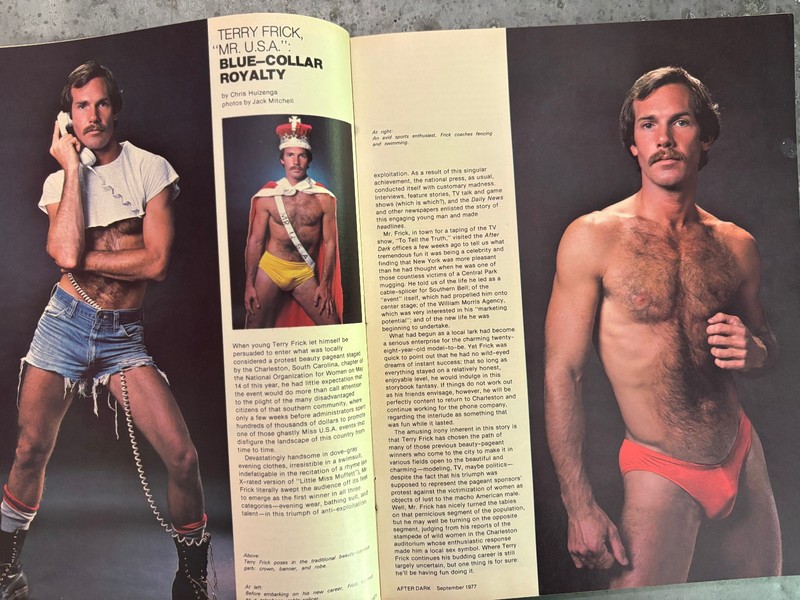 AFTER DARK mag. 70s vintage lot of 7 celebrity dance, theater, cinema, skin etc.