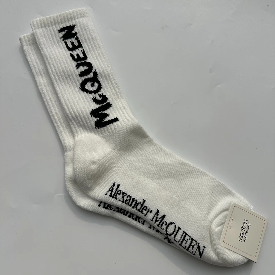 Calcetines Alexander McQueen para hombre y mujer’s Crew Foto 4 de 4