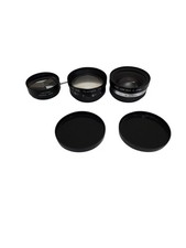 VTG 1980s Yashica Yashikor Aux Telephoto and Wide Angle 1:4 Lens Set Mirage