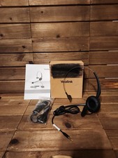 Yealink YHS33 Enhanced Noise Canceling Over-The-Head Style Headset Black New