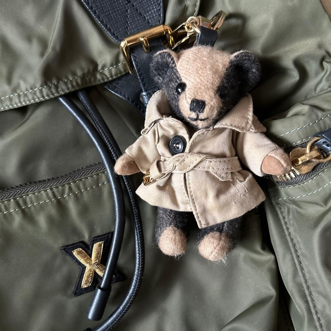 Burberry Large Backpack Technical Nylon Leather W… - image 2