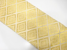 7474037: JAPANESE KIMONO / ANTIQUE OBI FOR DANCE / WOVEN RHOMBUS FLOWER
