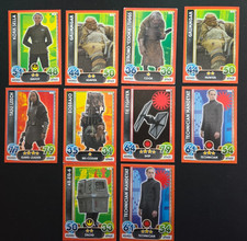 2016 Star Wars Force Attax Universum Topps x10 Karten Konvolut