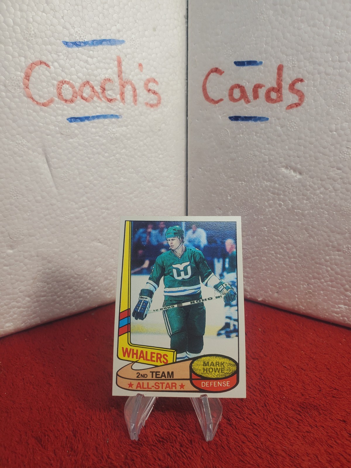 1980 Topps NHL Mark Howe #91 Hartford Whalers HOF 