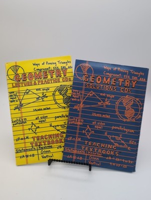 Teaching Textbooks Geometry Lecture & Practice And Solution CDs