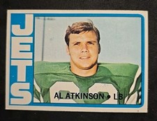 1972 Topps - Al Atkinson #159 NY Jets