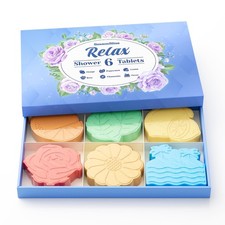 SeasonBliss Shower Steamers 6 Pack Bombs with 1 Count Pack of 6 