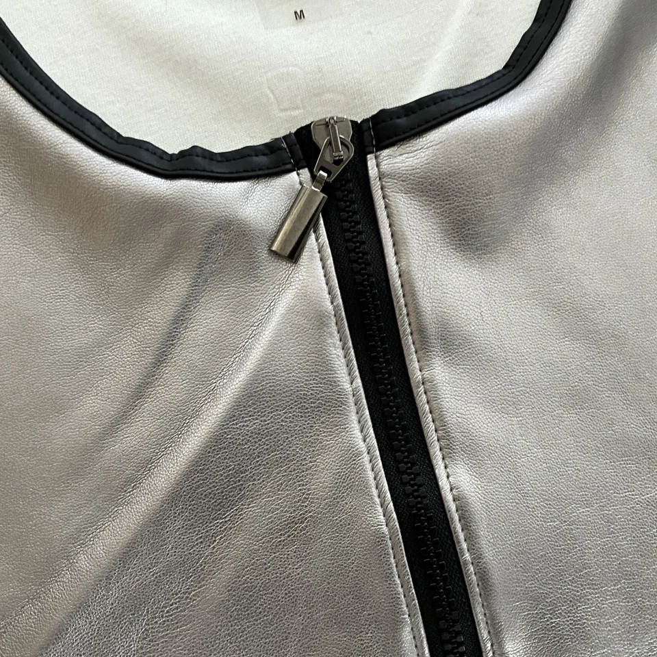 Manstore Herren Weste 🔥 Shape Silver Boy BDSM Fetisch Look Neu Mit Etikett - Bild 4 von 4