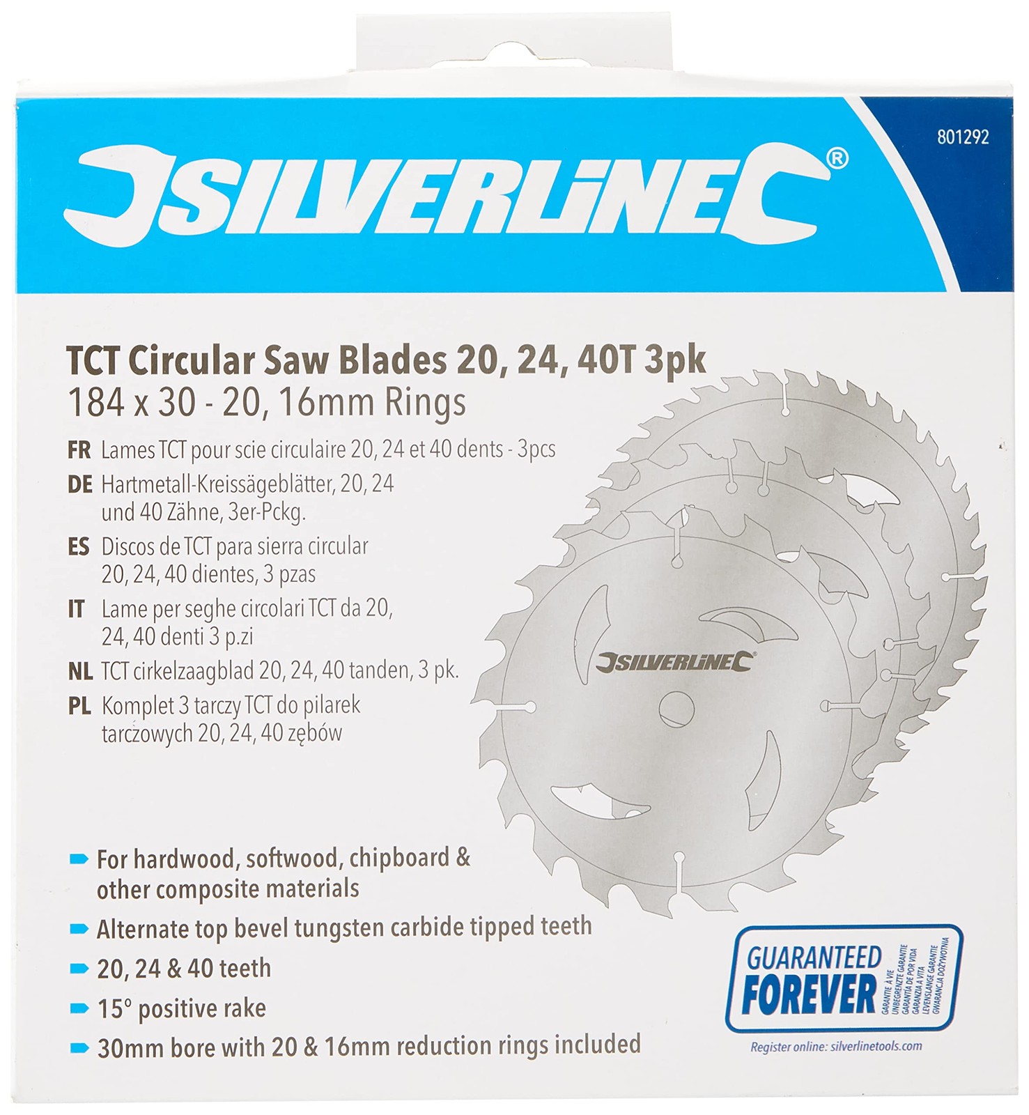 Recensione Silverline 801292: Set 3 Lame 180x30mm - Cosa Aspettarsi Davvero
