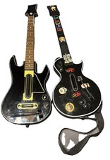 2 GUITAR HERO guitars Les Paul Gibson & Hero ...
