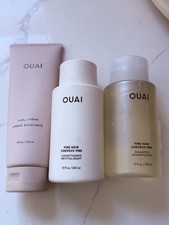 Ouai Shampoo Conditioner Curl Cr me Set 836 ML Total for Fine Hair New