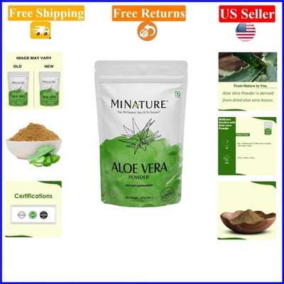 100% Aloe Vera Powder 8oz, Pure Aloe Leaf, Anti-Inflammatory, Gluten-Free