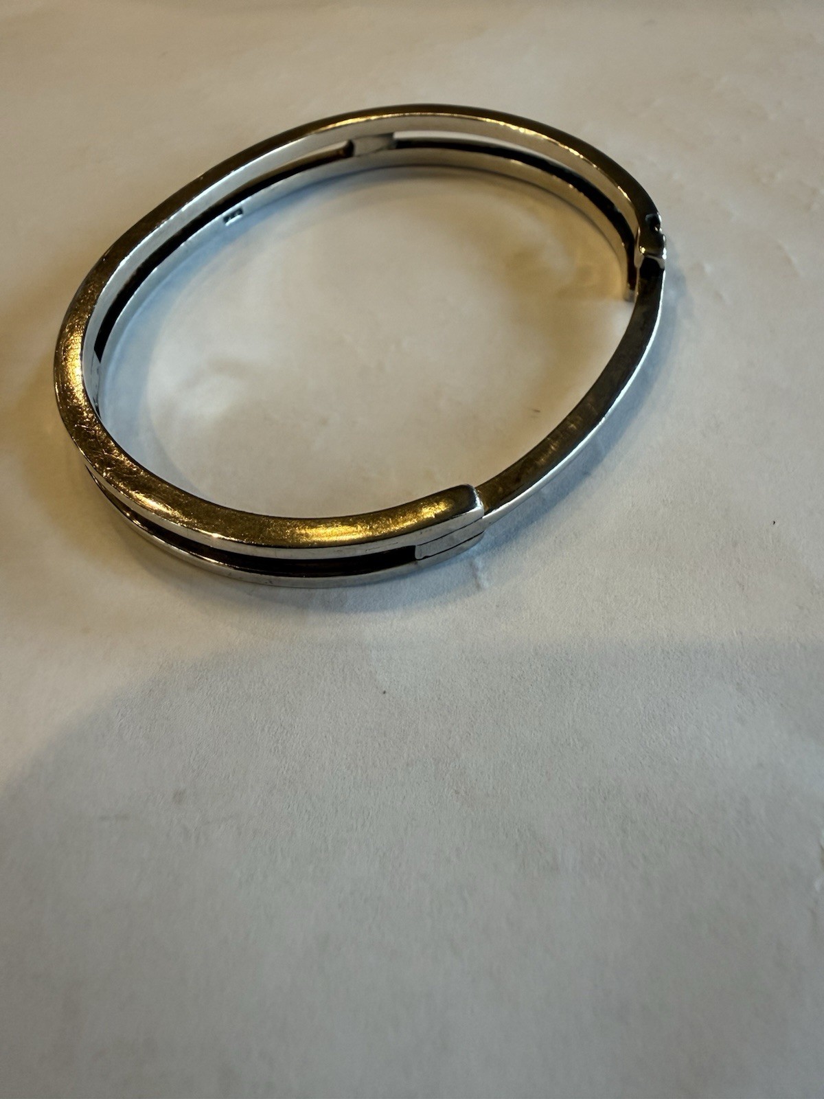925 Sterling Silver Hinged Bangle - image 3