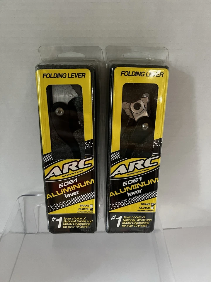Pieza de palanca de freno y embrague plegable de aluminio ARC 6061 # CL-301 Foto 2 de 4