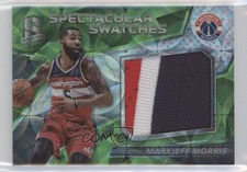 2016-17 Panini Spectra Spectacular Swatches Neon Green 19/25 Markieff Morris tj0