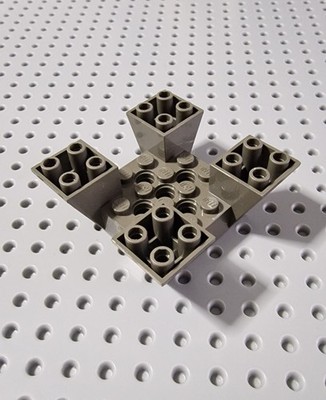 Lego Wall Part White 6x6x2 Tower Castle Old Dark Grey Gray Brick Castle 30373 A023