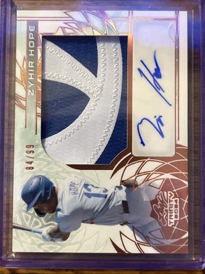 2024 Leaf Trinity Zyhir Hope Patch Autograph /99 PA-ZH1