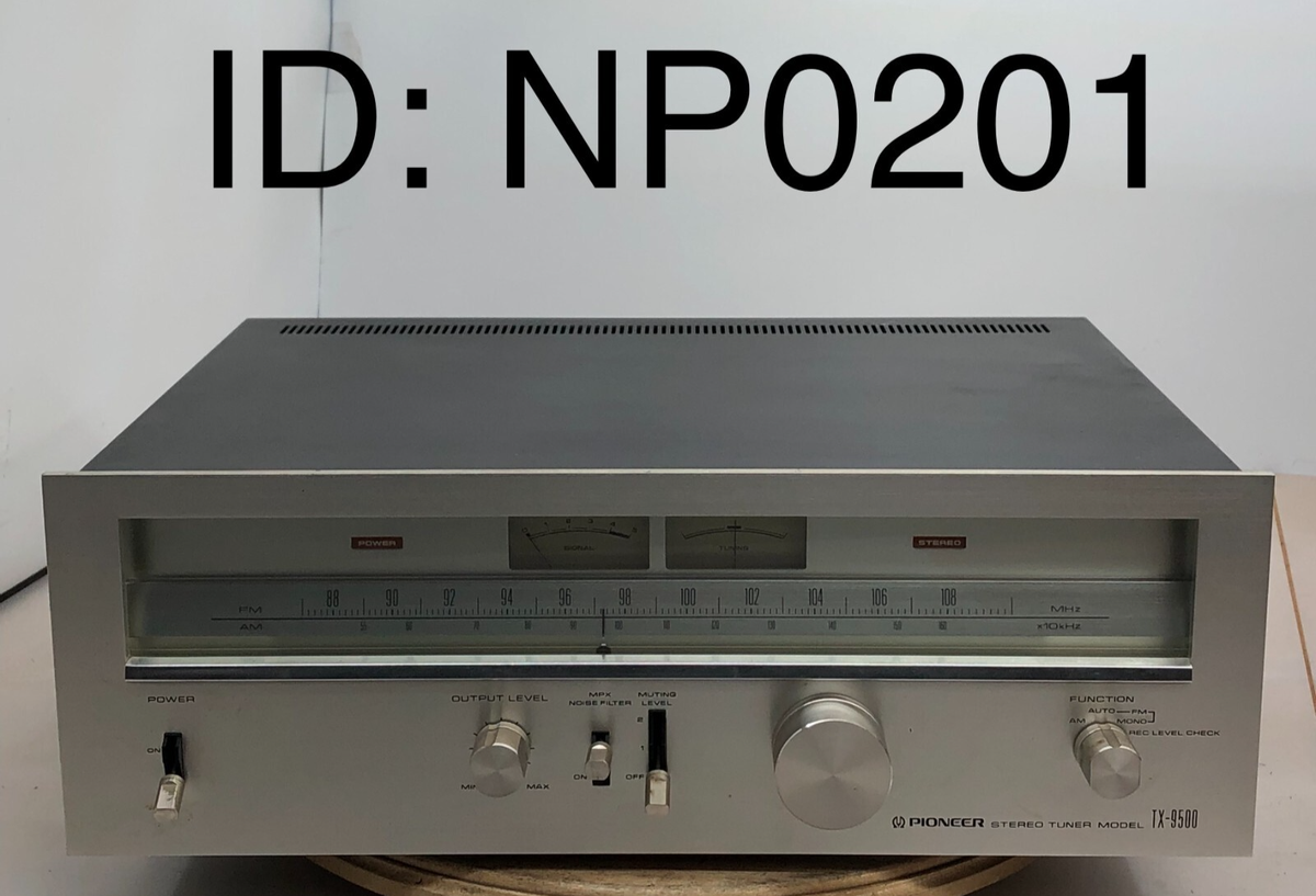 Pioneer TX-9500 Vintage Solid-State AM FM Stereo Tuner | eBay
