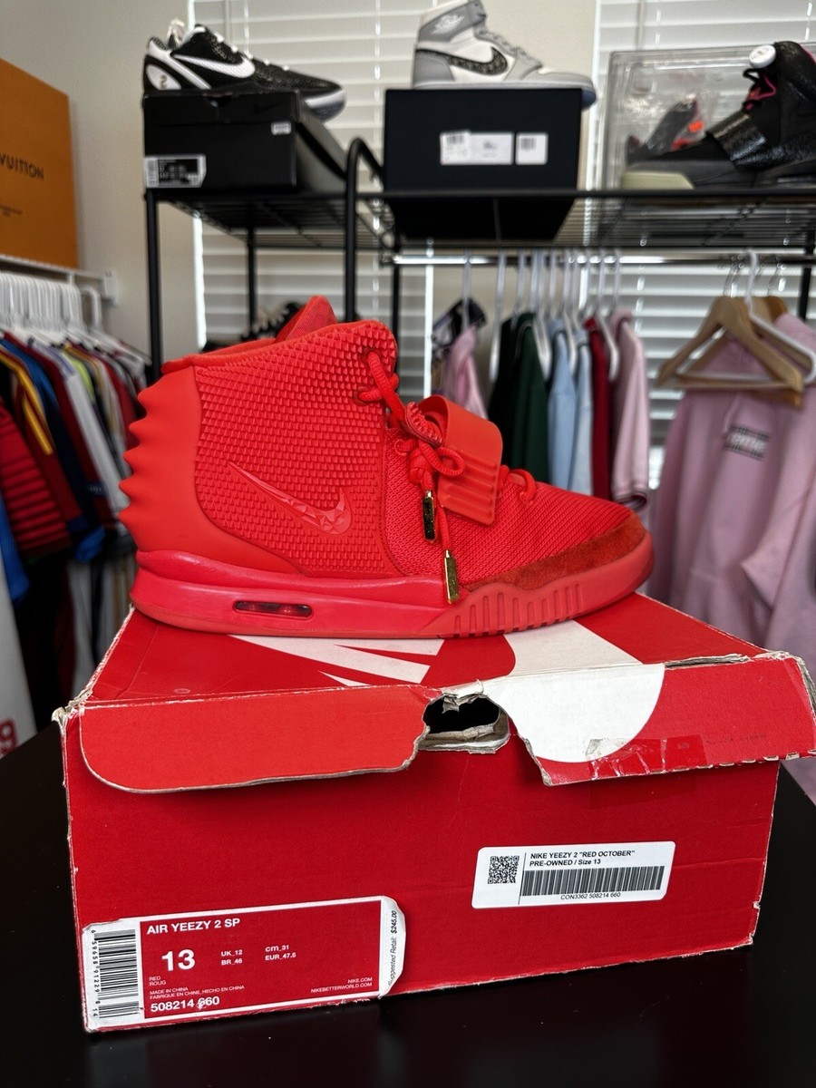 Size 13 - Nike Air Yeezy 2 SP Mid Red October 659658912298| eBay Size 13 - Nike Air Yeezy 2 SP Mid Red October 659658912298| eBay