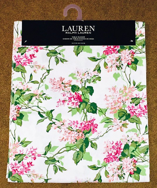 Ralph Lauren Floral Lilac & Coral 72"L Table Runner eBay