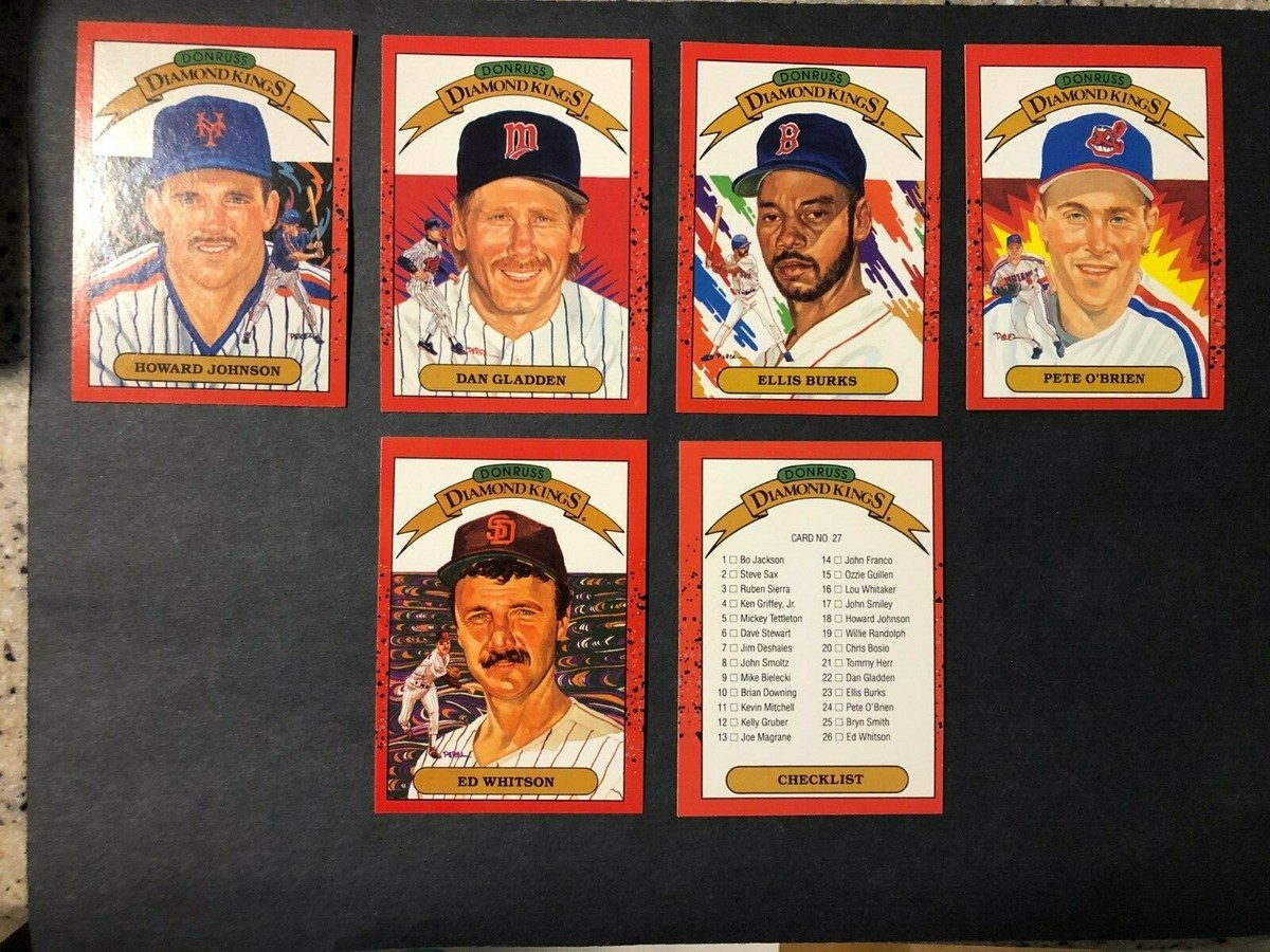 1990 DONRUSS DIAMOND KINGS BASEBALL CARDS 1-27 YOU CHOOSE 1990 DONRUSS DIAMOND KINGS BASEBALL CARDS 1-27 YOU CHOOSE